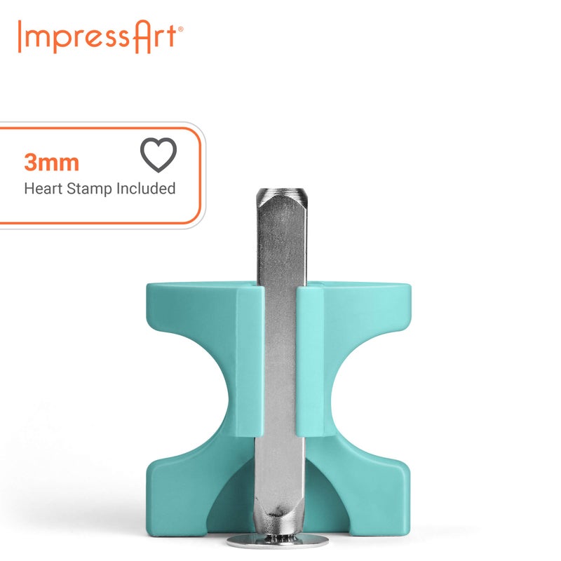 ImpressArt - Simple Strike Metal Stamping Jig, Easy-Grip Stamp Holder for Metal Hand Stamping (3mm) - Image 3